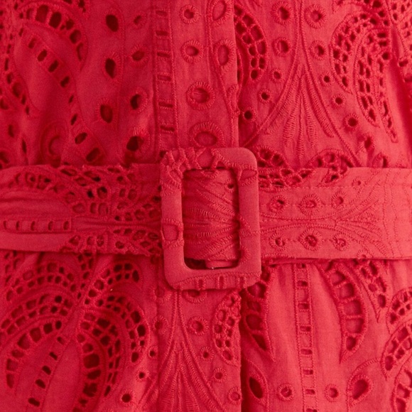 FARM Rio Scarlet Eyelet Mini Dress - Picture 6 of 10